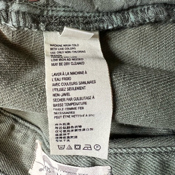 Free People distressed denim shorts, 26, Sage - Picture 8 of 8